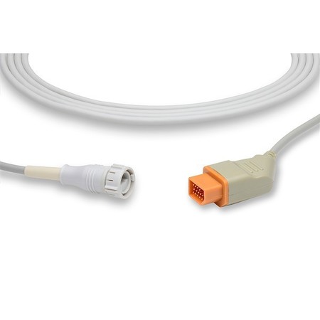 CABLES & SENSORS Nihon Kohden Compatible IBP Adapter Cable - Argon Connector IC-NK2-AG0